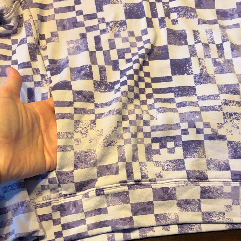 Athleta Girl Lavender and White Hoodie - Picture 4 of 8